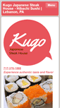 Mobile Screenshot of kugosteakhouse.com